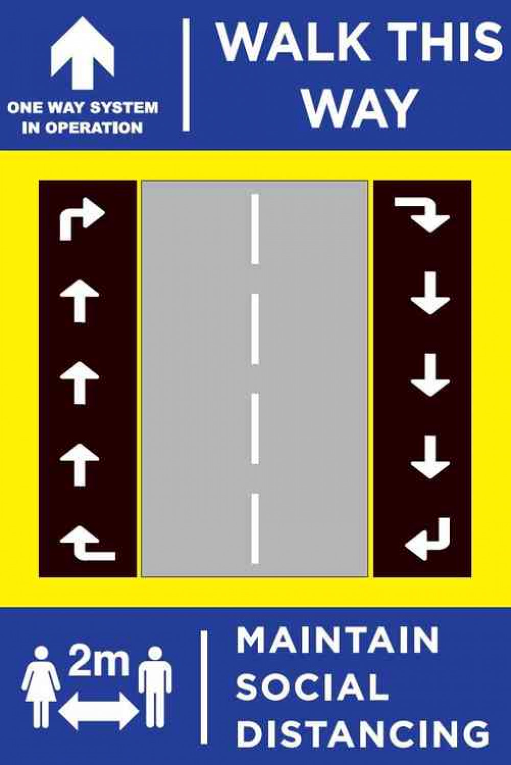 Wells High Street now has a one-way system in place for shoppers