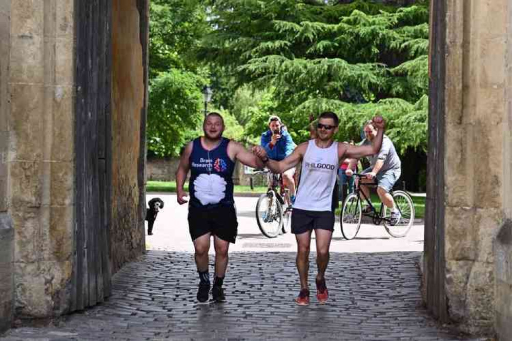 Tom Palacio and Jake Smith enter Wells Market Place