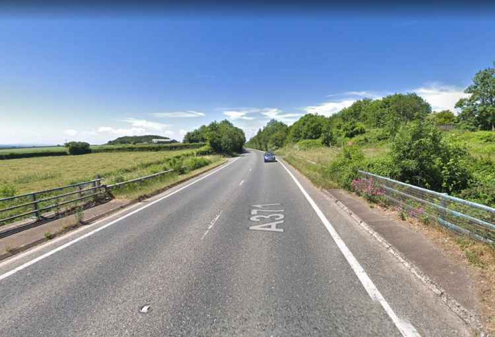 The accident has happened on the A371 outside Wells (Photo: Google Street View)