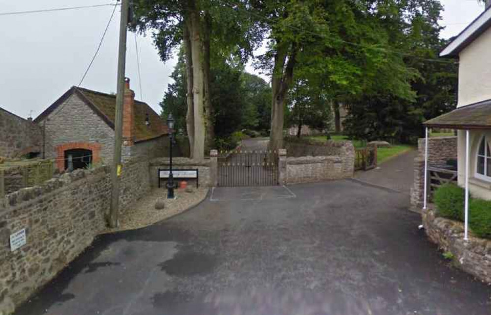 The entrance to Westbury House in Westbury-sub-Mendip (Photo: Google Street View)