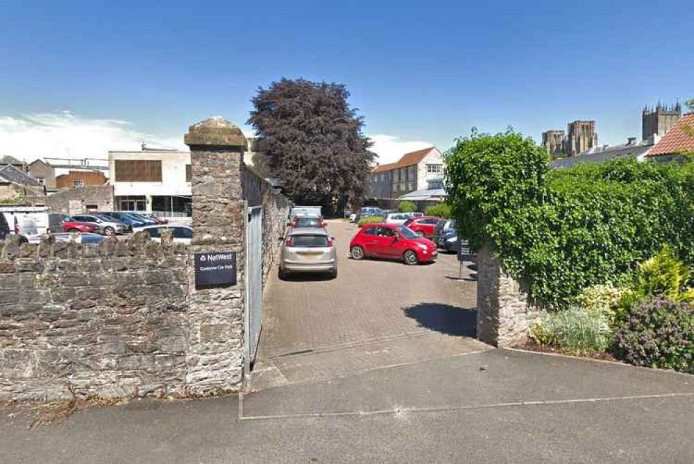 The tree in the NatWest car park in Wells (Photo: Google Street View)