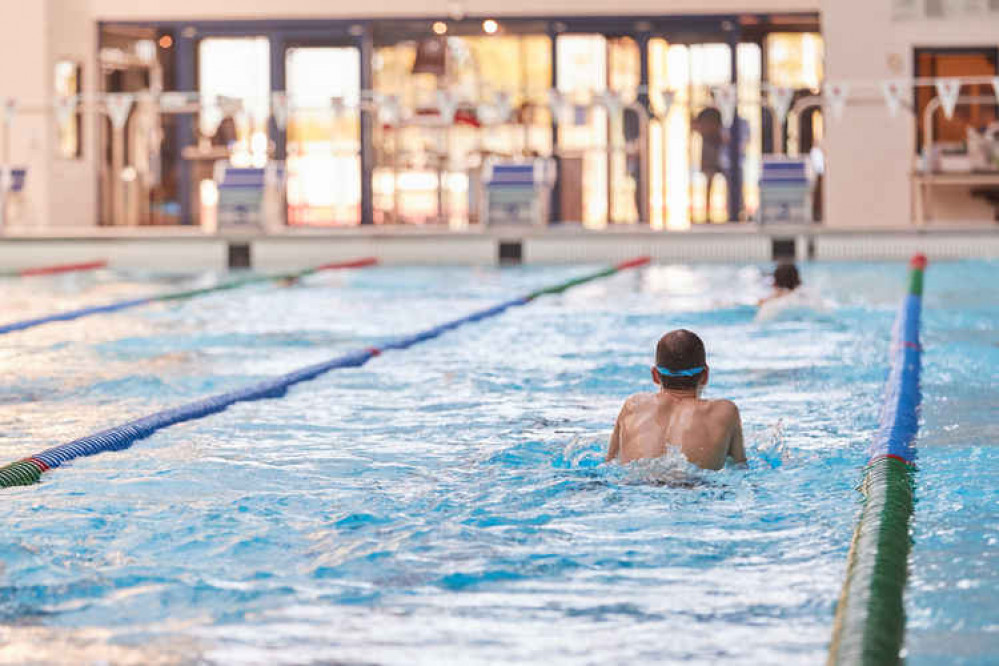 The swimming pool at Millfield