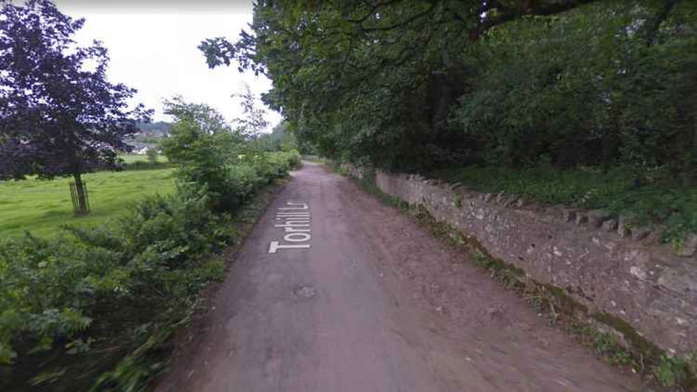 The incident happened in Torhill Lane, Wells (Photo: Google Street View)