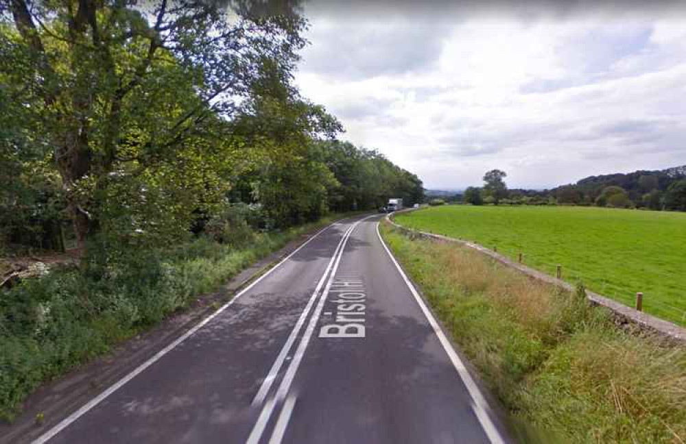 The A39 Bristol Hill will be closed this month (Photo: Google Street View) The A39 Bristol Hill will be closed this month (Photo: Google Street View)
