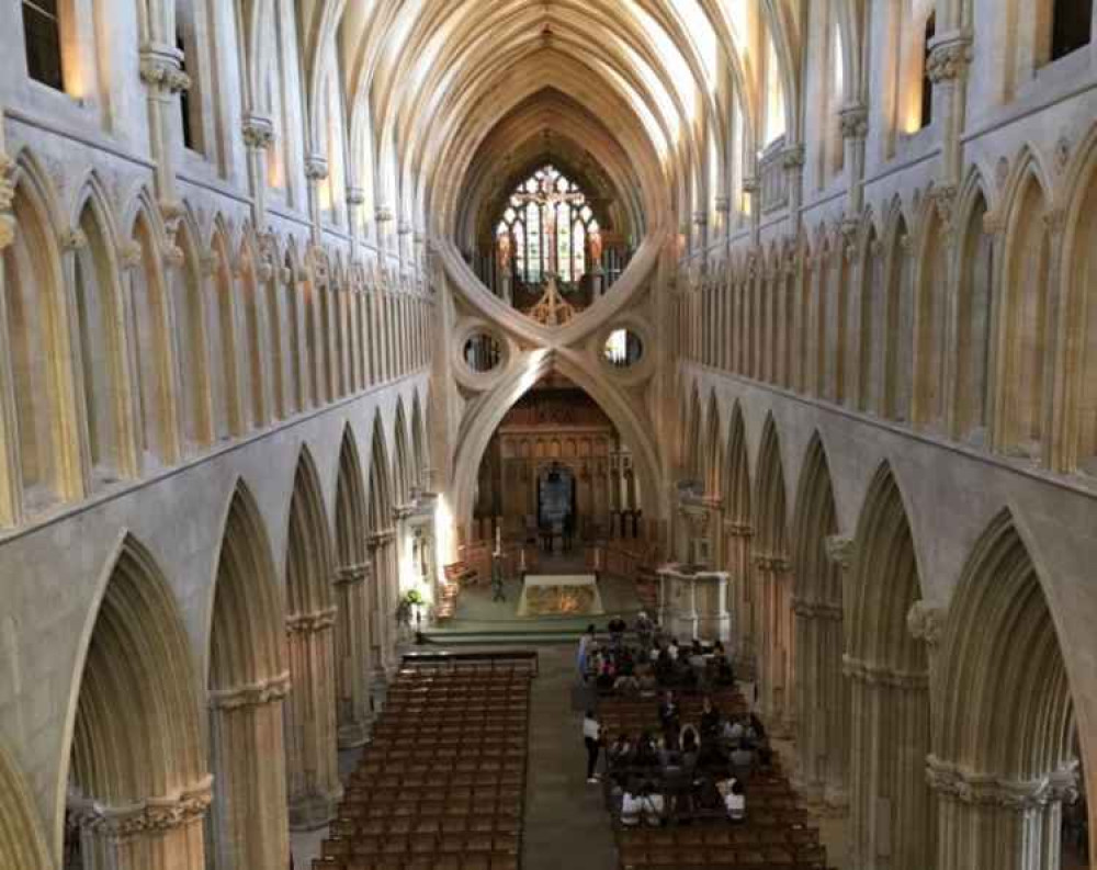 Inside Wells Cathedral