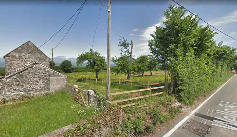 Looking towards the area where the glamping pods were proposed (Photo: Google Street View)