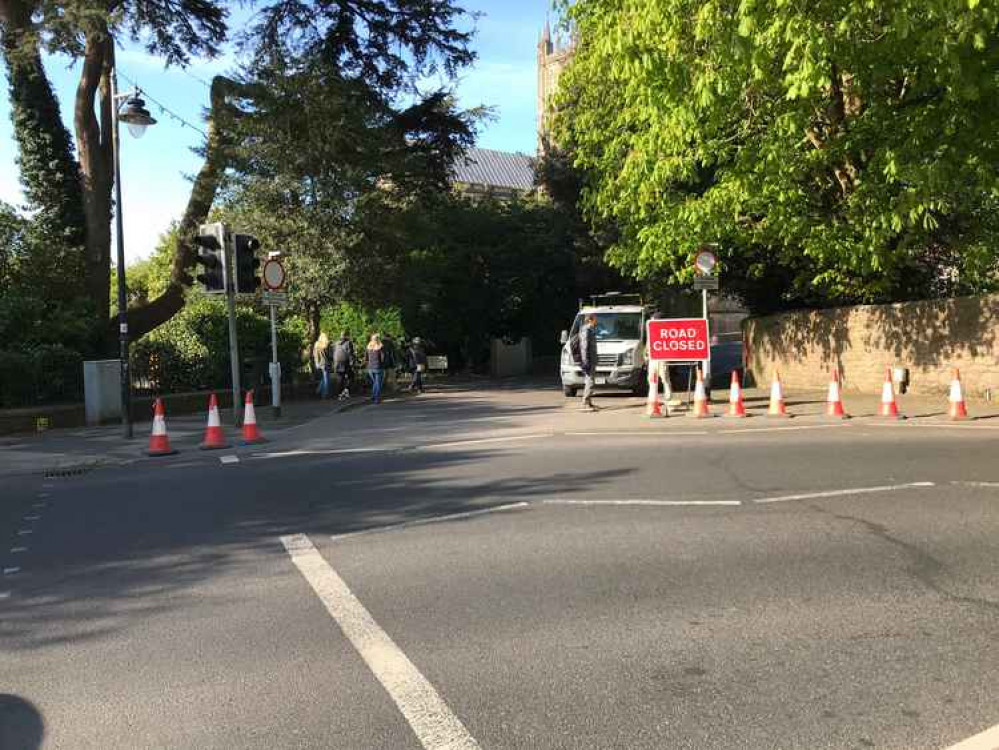 St Andrew's Street being closed off this morning for the Becoming Elizabeth film crews St Andrew's Street being closed off this morning for the Becoming Elizabeth film crews