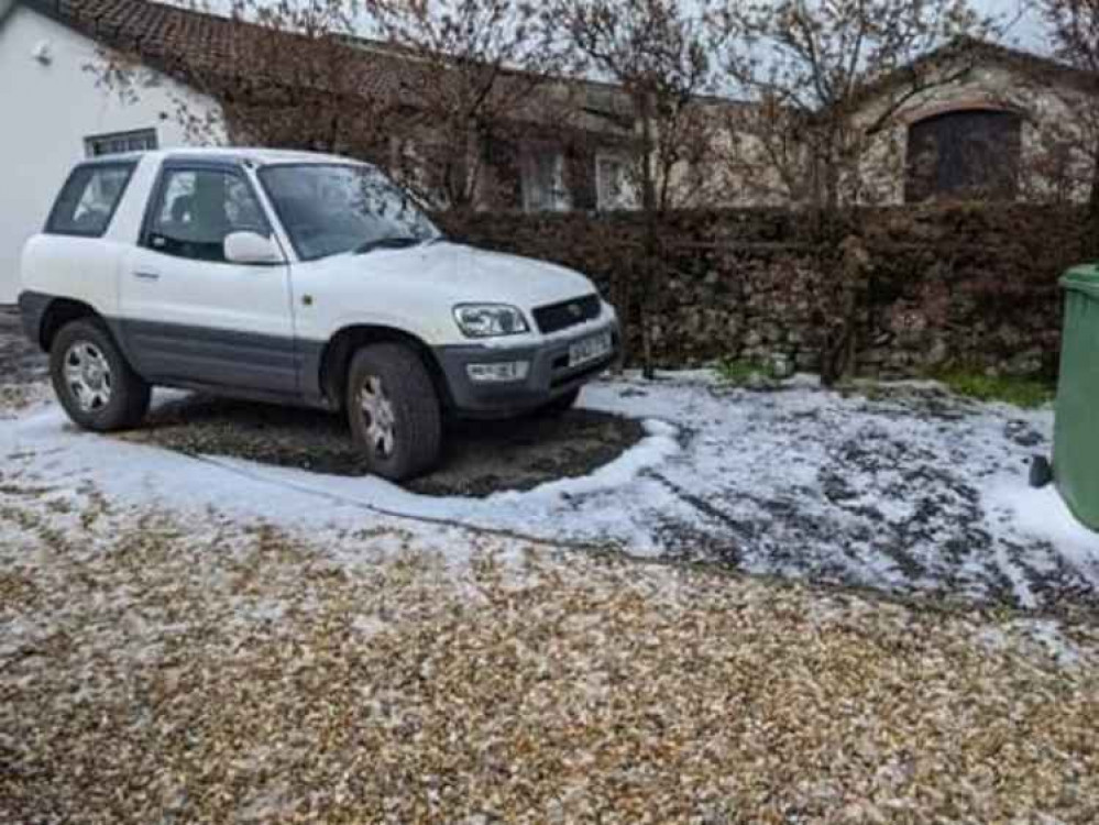 A light dusting of snow settled in Rookham A light dusting of snow settled in Rookham