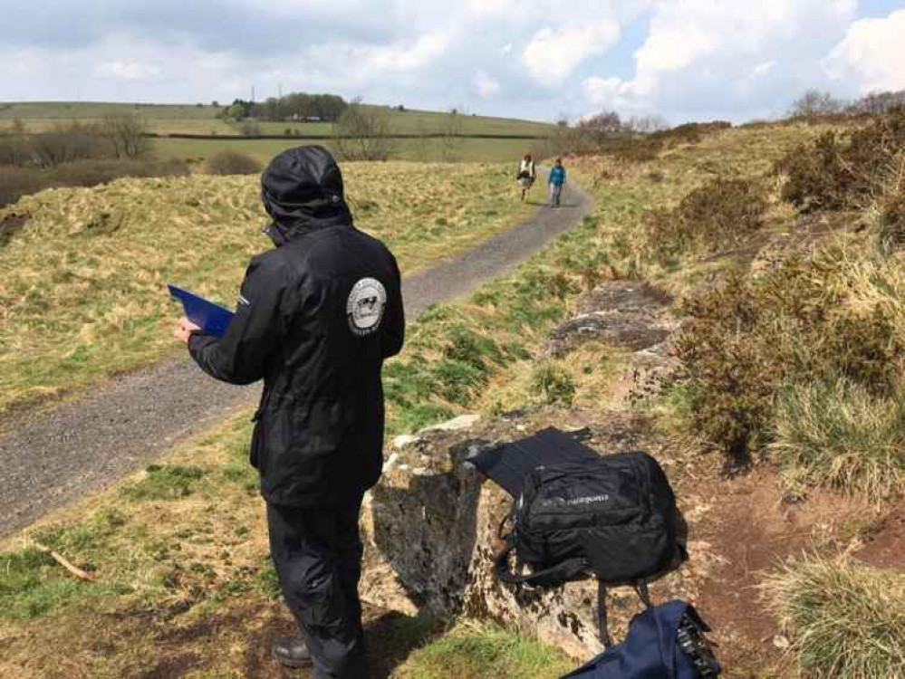 The AONB visitor survey taking place The AONB visitor survey taking place
