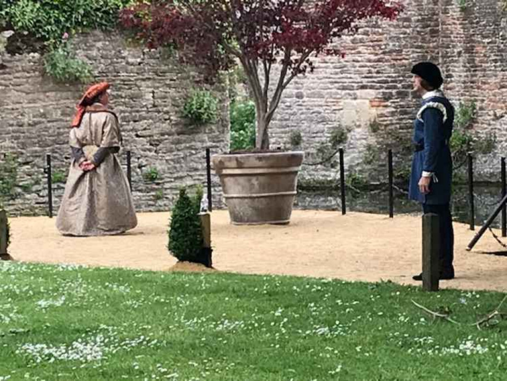 Dungeons and Dragons filming in Wells today