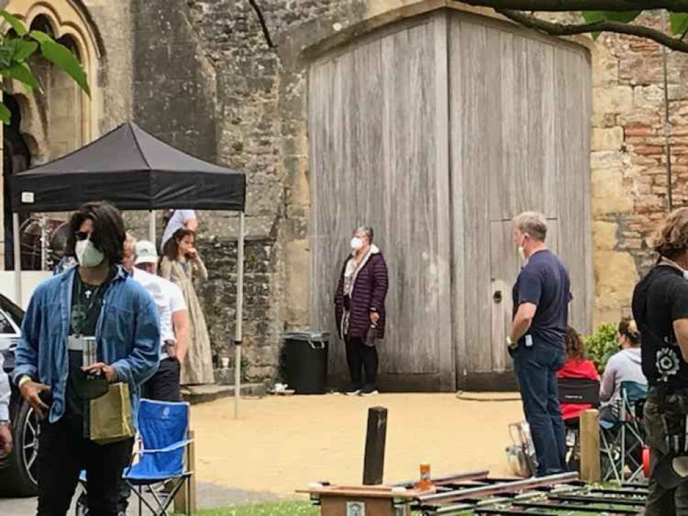 Dungeons and Dragons filming in Wells today