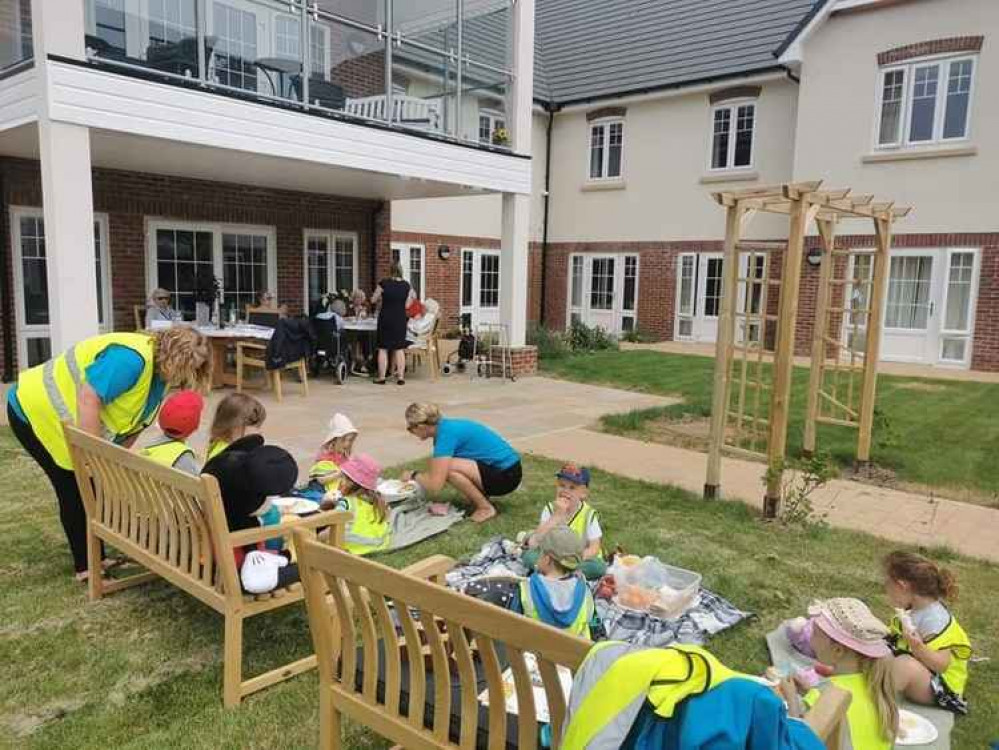 Young and old enjoy the teddy bears' picnic in Wells