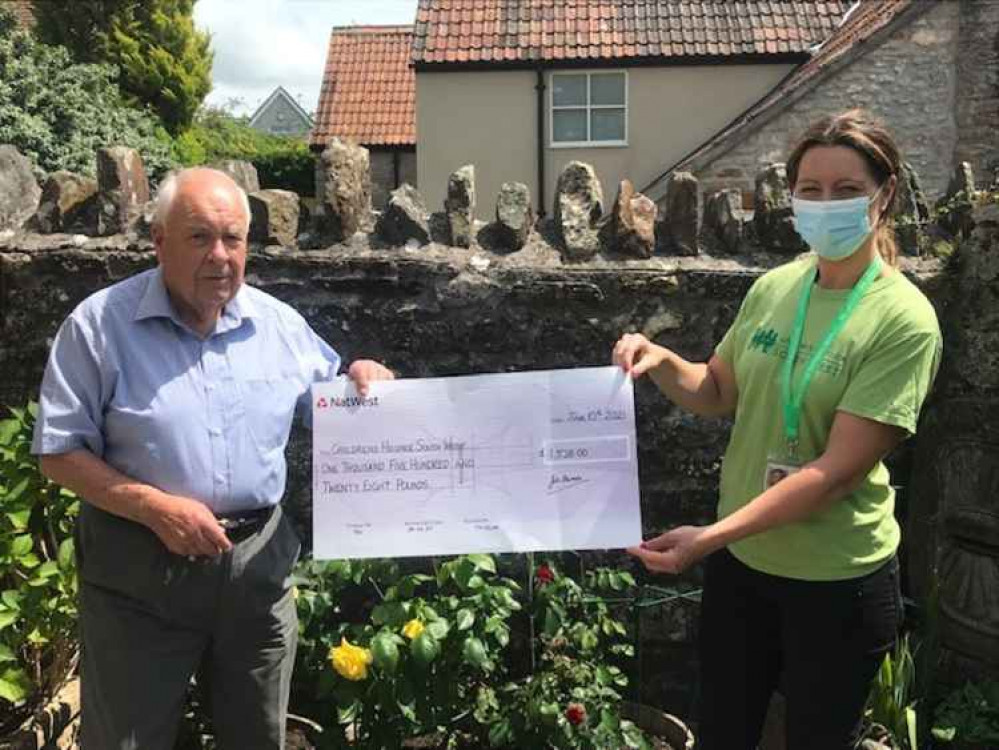 John Barkle presents a cheque to Kylie Gallagher of CHSW John Barkle presents a cheque to Kylie Gallagher of CHSW