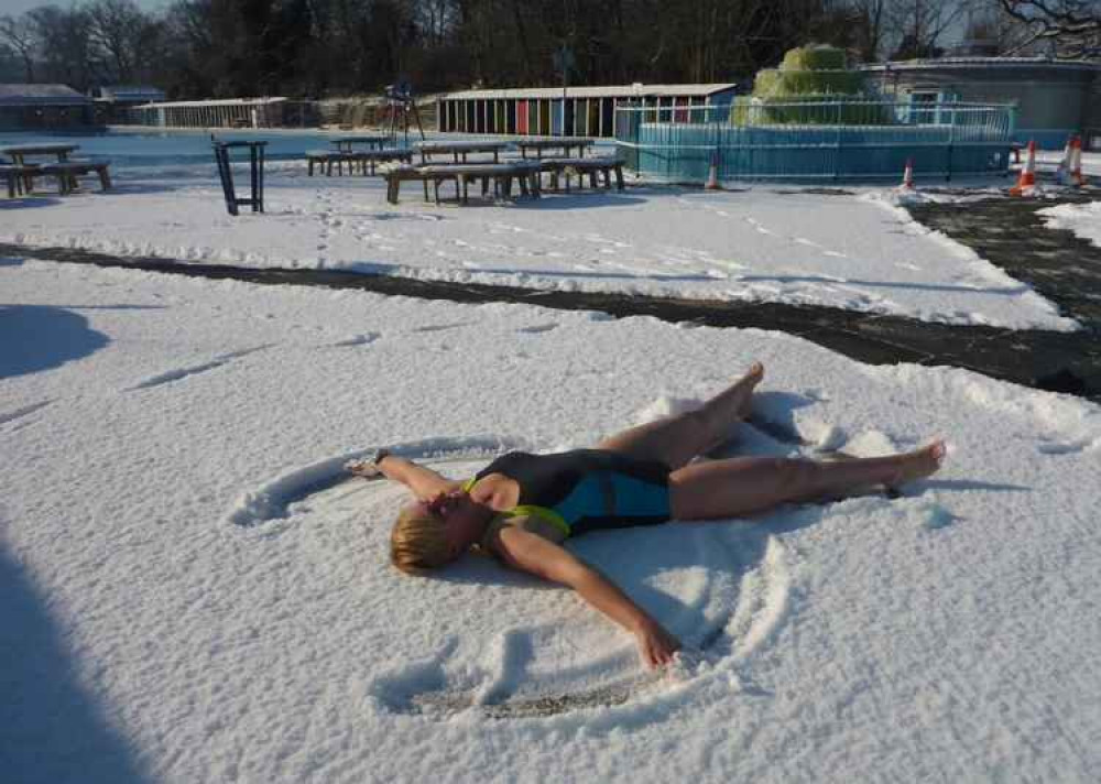 Lisa Peake at Tooting Bec Lido